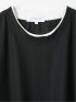 Tシャツ メンズ 半袖 ストレッチ クルーネック レイヤード風 ストライプ ワッフル クリエーションキューブ/CREATION CUBE