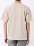 Tシャツ メンズ 半袖 ストレッチ クルーネック レイヤード風 ストライプ ワッフル クリエーションキューブ/CREATION CUBE