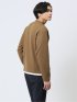 幾何学ジャガード フェイククルーネック長袖Tシャツ