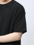 ふくれストライプ クルーネック半袖Tシャツ