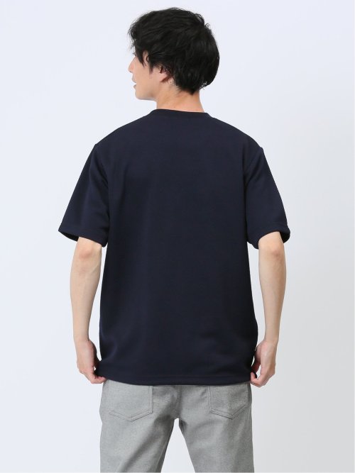 ふくれジャガード クルーネック半袖Tシャツ