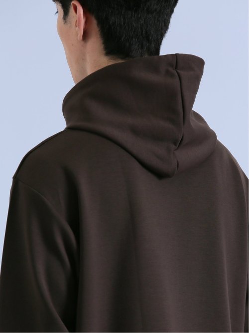 ダンボール リブ配色切替 長袖プルパーカー