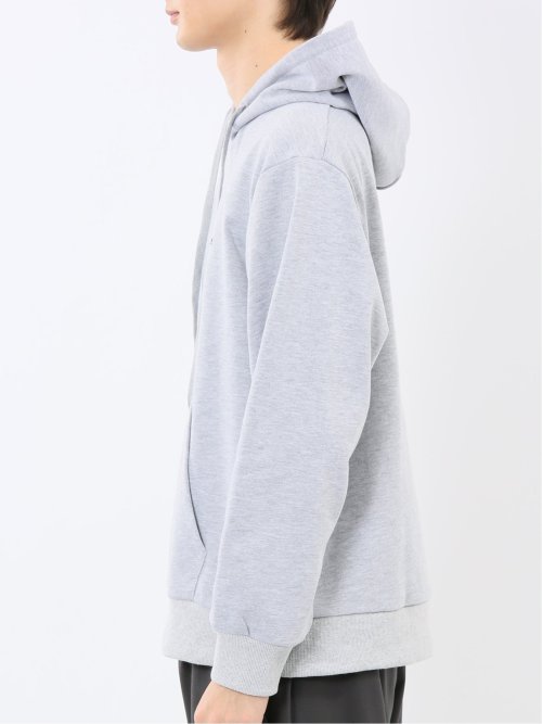 ロゴ刺繍 裏毛スエット プルパーカー