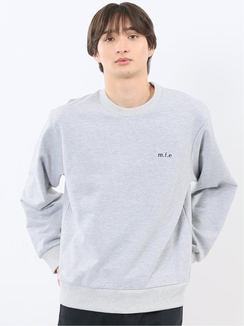 mame 刺繍入りグレー トレーナー　1サイズ ロゴ刺繍 裏毛スエットトレーナー(M 04グレー): トップス | TAKA-Q