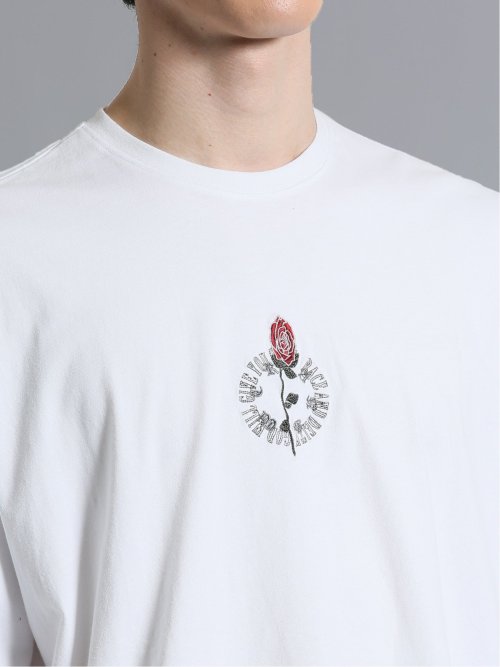 フェイクレイヤード クルーネック半袖BIGＴシャツ