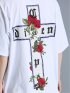 クロスローズ クルーネック半袖BIGＴシャツ