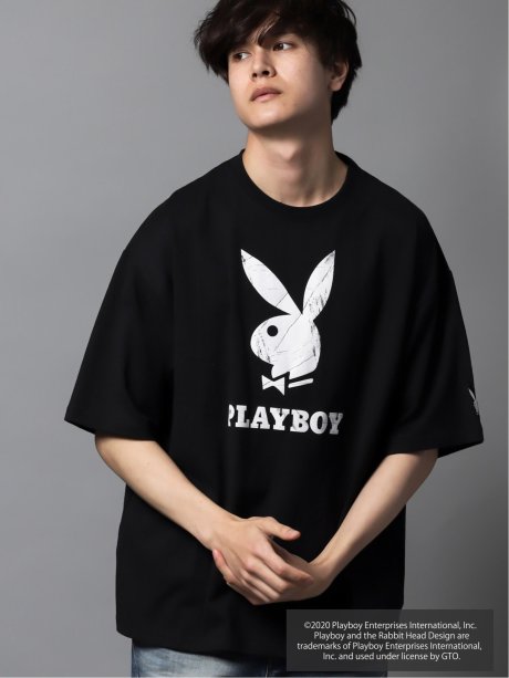 プレイボーイ Playboy別注 綿天竺ラビットヘッドバックロゴbig半袖tシャツ M 05黒 トップス Taka Q Online Shop タカキューオンラインショップ 公式通販 プレイボーイ Playboy別注 綿天竺ラビットヘッドバックロゴbig半袖tシャツ M 05黒 トップス Taka Q Online Shop タカキューオンラインショップ 公式通販