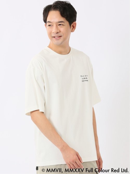 Tシャツ メンズ 半袖 バンクシー ストレッチ 接触冷感 UV 綿混 クルー ややゆったり ブランダライズド/BRANDALISED WEB限定