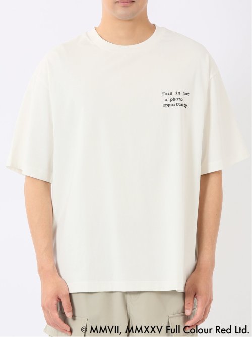 Tシャツ メンズ 半袖 バンクシー ストレッチ 接触冷感 UV 綿混 クルー ややゆったり ブランダライズド/BRANDALISED WEB限定