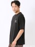 WEB限定 Tシャツ メンズ 半袖 バンクシー ストレッチ 接触冷感 UV 綿混 クルー ややゆったり ブランダライズド/BRANDALISED