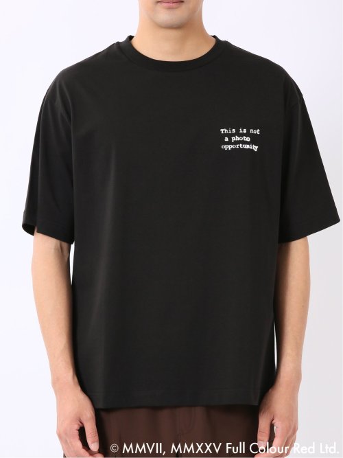 WEB限定 Tシャツ メンズ 半袖 バンクシー ストレッチ 接触冷感 UV 綿混 クルー ややゆったり ブランダライズド/BRANDALISED