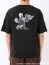 WEB限定 Tシャツ メンズ 半袖 バンクシー ストレッチ 接触冷感 UV 綿混 クルー ややゆったり ブランダライズド/BRANDALISED