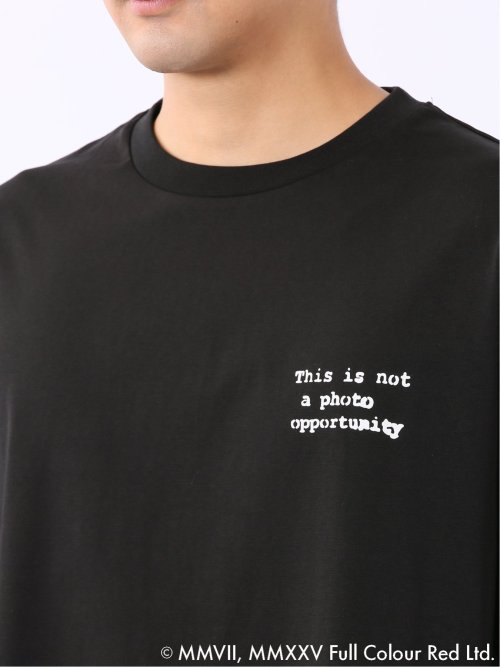 WEB限定 Tシャツ メンズ 半袖 バンクシー ストレッチ 接触冷感 UV 綿混 クルー ややゆったり ブランダライズド/BRANDALISED