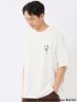 Tシャツ メンズ 半袖 バンクシー ストレッチ 接触冷感 UV 綿混 クルー ややゆったり ブランダライズド/BRANDALISED WEB限定