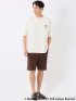 Tシャツ メンズ 半袖 バンクシー ストレッチ 接触冷感 UV 綿混 クルー ややゆったり ブランダライズド/BRANDALISED WEB限定