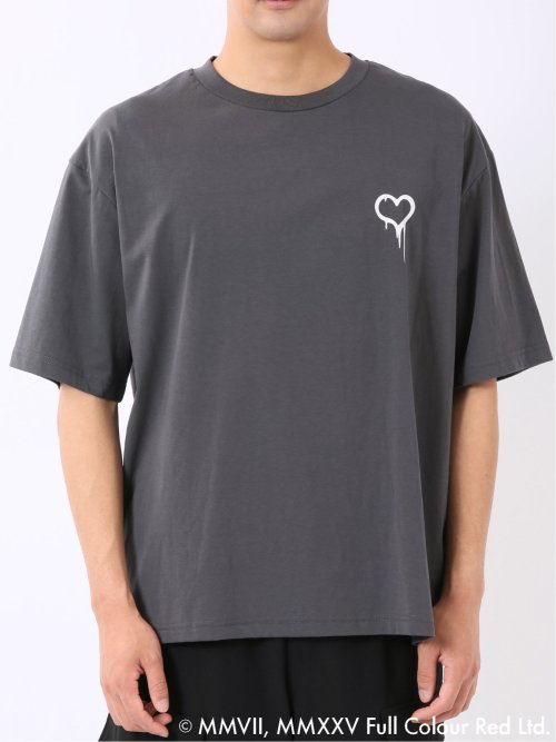 WEB限定 Tシャツ メンズ 半袖 バンクシー ストレッチ 接触冷感 UV 綿混 クルー ややゆったり ブランダライズド/BRANDALISED