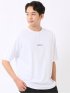 WEB限定 Tシャツ メンズ 半袖 綿 コットン クルー ややゆったり バックプリント ロゴ 刺繍 レッドキャプガール/RED CAP GIRL