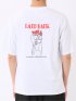 WEB限定 Tシャツ メンズ 半袖 綿 コットン クルー ややゆったり バックプリント ロゴ 刺繍 レッドキャプガール/RED CAP GIRL