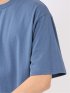 WEB限定 Tシャツ メンズ 半袖 綿 コットン クルー ややゆったり バックプリント ロゴ 刺繍 レッドキャプガール/RED CAP GIRL
