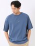 WEB限定 Tシャツ メンズ 半袖 綿 コットン クルー ややゆったり バックプリント ロゴ 刺繍 レッドキャプガール/RED CAP GIRL
