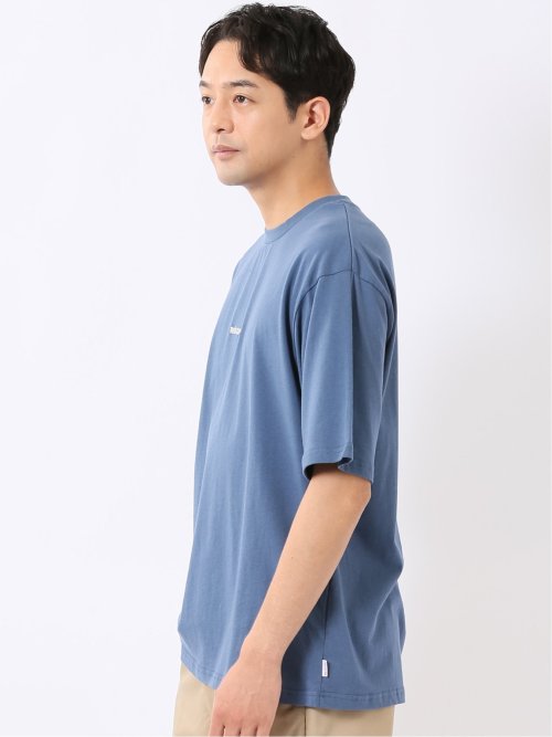 WEB限定 Tシャツ メンズ 半袖 綿 コットン クルー ややゆったり バックプリント ロゴ 刺繍 レッドキャプガール/RED CAP GIRL