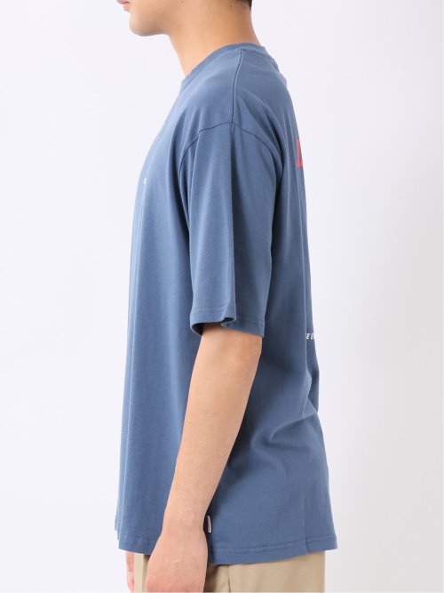 WEB限定 Tシャツ メンズ 半袖 綿 コットン クルー ややゆったり バックプリント ロゴ 刺繍 レッドキャプガール/RED CAP GIRL