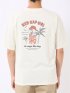 Tシャツ メンズ 半袖 接触冷感 速乾 クルー ややゆったり バックプリント ポケット レッドキャプガール/RED CAP GIRL WEB限定