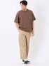 WEB限定 Tシャツ メンズ 半袖 接触冷感 速乾 クルー ややゆったり バックプリント ポケット レッドキャプガール/RED CAP GIRL