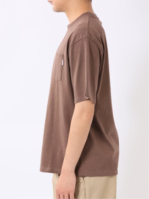 WEB限定 Tシャツ メンズ 半袖 接触冷感 速乾 クルー ややゆったり バックプリント ポケット レッドキャプガール/RED CAP GIRL