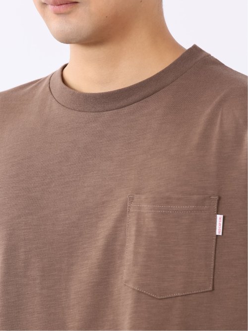 WEB限定 Tシャツ メンズ 半袖 接触冷感 速乾 クルー ややゆったり バックプリント ポケット レッドキャプガール/RED CAP GIRL