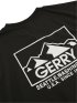 【大きいサイズ】ジェリー/GERRY バックプリント クルーネック半袖Tシャツ