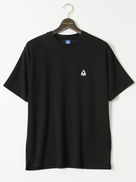 【大きいサイズ】ジェリー/GERRY ストレッチ 接触冷感 バック プリント クルーネック 半袖 Tシャツ