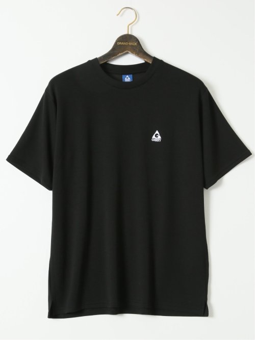 【大きいサイズ】ジェリー/GERRY ストレッチ 接触冷感 バック プリント クルーネック 半袖 Tシャツ