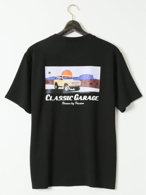 【大きいサイズ】ジェリー/GERRY ストレッチ 接触冷感 バック プリント クルーネック 半袖 Tシャツ