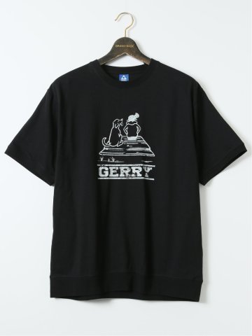 【大きいサイズ】ジェリー/GERRY 接触冷感 クルーネック 半袖 Tシャツ