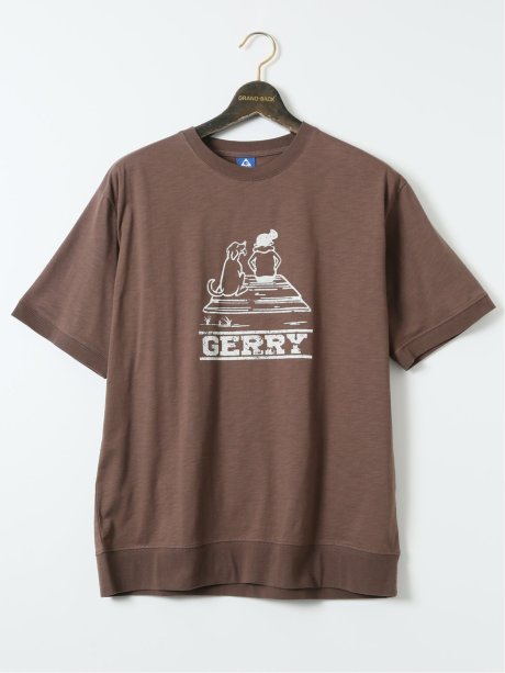 【大きいサイズ】ジェリー/GERRY 接触冷感 クルーネック 半袖 Tシャツ