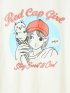 【大きいサイズ】レッドキャプガール/RED CAP GIRL 接触冷感 クルーネック 半袖 Tシャツ