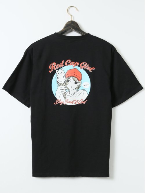 【大きいサイズ】レッドキャプガール/RED CAP GIRL 接触冷感 クルーネック 半袖 Tシャツ