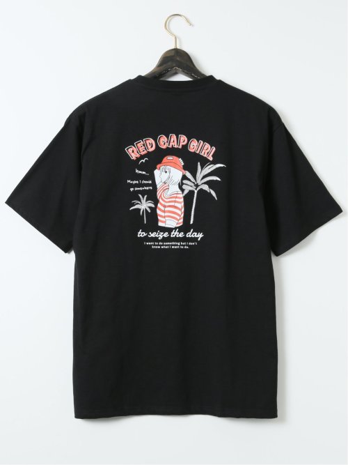【大きいサイズ】レッドキャプガール/RED CAP GIRL 接触冷感 クルーネック 半袖 Tシャツ