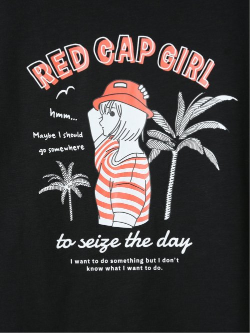 【大きいサイズ】レッドキャプガール/RED CAP GIRL 接触冷感 クルーネック 半袖 Tシャツ