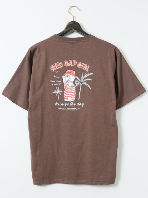 【大きいサイズ】レッドキャプガール/RED CAP GIRL 接触冷感 クルーネック 半袖 Tシャツ