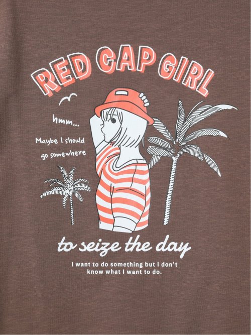 【大きいサイズ】レッドキャプガール/RED CAP GIRL 接触冷感 クルーネック 半袖 Tシャツ