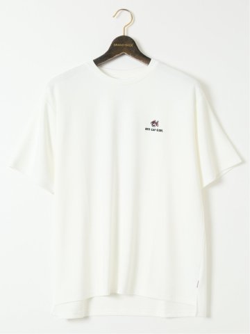 【大きいサイズ】レッドキャプガール/RED CAP GIRL ストレッチ 接触冷感 クルーネック 半袖 Tシャツ