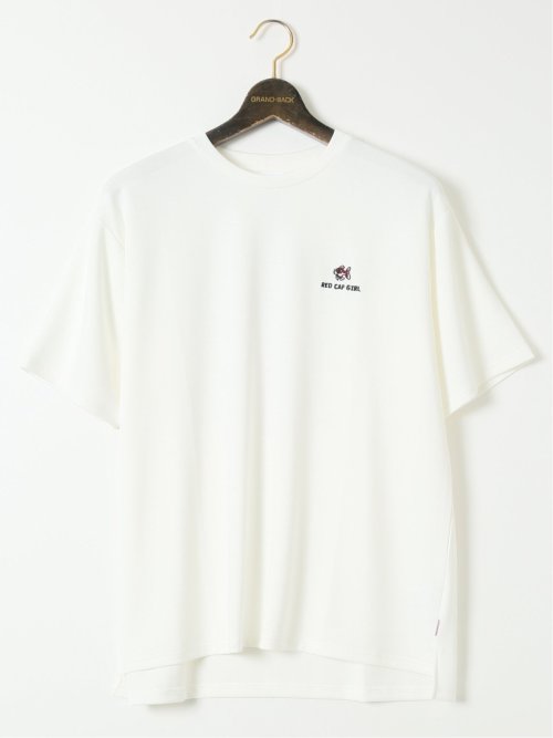 【大きいサイズ】レッドキャプガール/RED CAP GIRL ストレッチ 接触冷感 クルーネック 半袖 Tシャツ