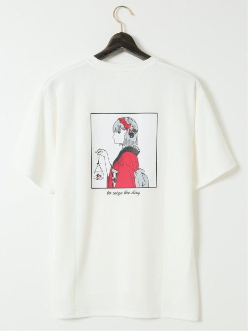【大きいサイズ】レッドキャプガール/RED CAP GIRL ストレッチ 接触冷感 クルーネック 半袖 Tシャツ