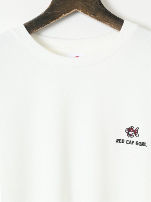 【大きいサイズ】レッドキャプガール/RED CAP GIRL ストレッチ 接触冷感 クルーネック 半袖 Tシャツ