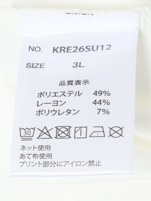 【大きいサイズ】レッドキャプガール/RED CAP GIRL ストレッチ 接触冷感 クルーネック 半袖 Tシャツ