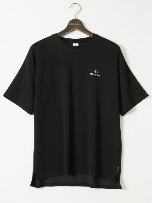 【大きいサイズ】レッドキャプガール/RED CAP GIRL ストレッチ 接触冷感 クルーネック 半袖 Tシャツ