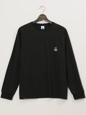 【大きいサイズ】レッドキャプガール/RED CAP GIRL 綿天竺 クルーネック長袖Tシャツ