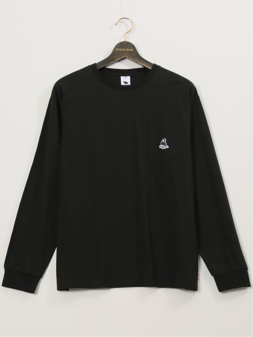 【大きいサイズ】レッドキャプガール/RED CAP GIRL 綿天竺 クルーネック長袖Tシャツ